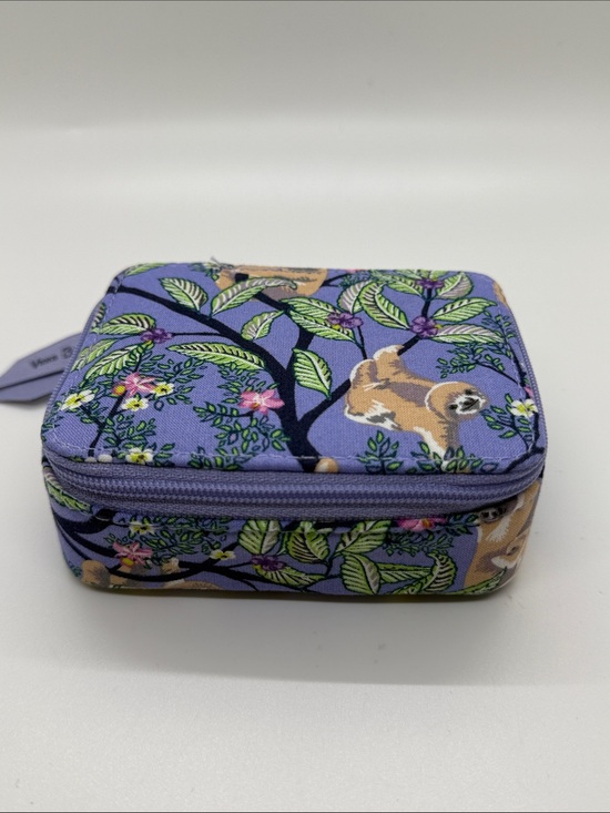 Vera Bradley Accessories - Women's Vera Bradley Lavender Hanging Around Sloth Pattern Small Travel Case